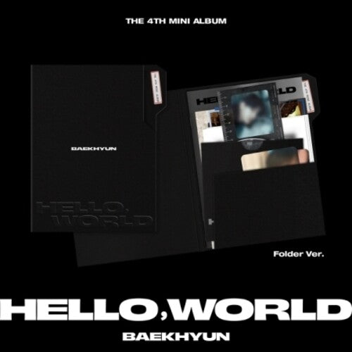 Baekhyun - Hello, World (Folder Version - incl. 24pg Photobook, Lyrics Paper, Sketch Photo, Film Marker, Handwritten Letter + 2 Photocards