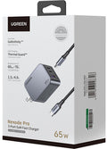 Ugreen Nexode Pro 65w 3-port Gan Fast Charger Set - Ugreen Nexode Pro 65w 3-port Gan Fast Charger Set - Computer Accessories