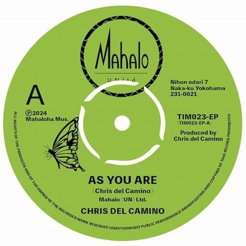 Del Camino,chris - As You Are / Butterfly Monarch - Vinyl Record