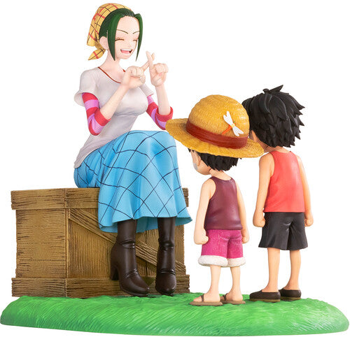 Ichibansho - Revible Moment - One Piece -monkeyd.luffy Monkeyd.garp Road To Down - Collectibles