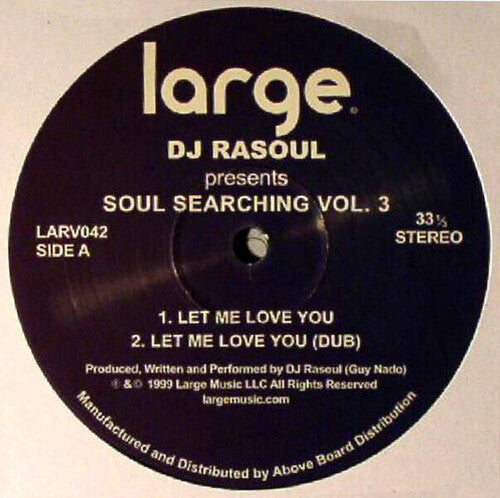 Dj Rasoul - Soul Searching Vol. 3 - Vinyl Record