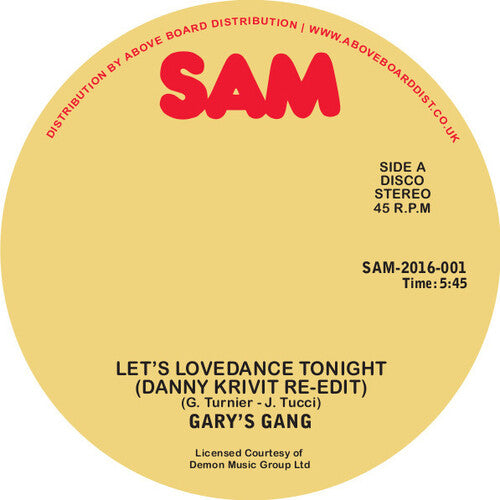 Gary's Gang - Let's Lovedance Tonight (danny Krivit Re-edit) - Vinyl Record