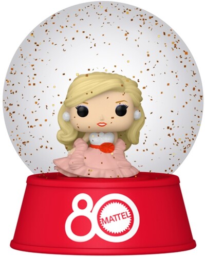 Mini Snow Globe Retro Toy - Mini Snow Globe Retro Toy Peaches & Cream Barbie - Collectibles