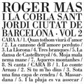 Mas,roger - I La Cobla De Sant Jordi Ciutat De Barcelona Vol 2 - Music CD