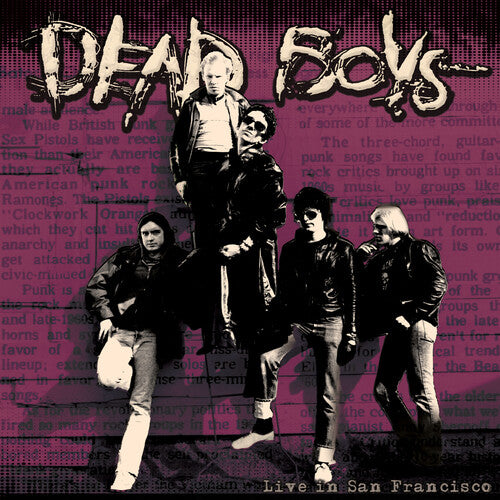 Dead Boys - Live In San Francisco - Music CD