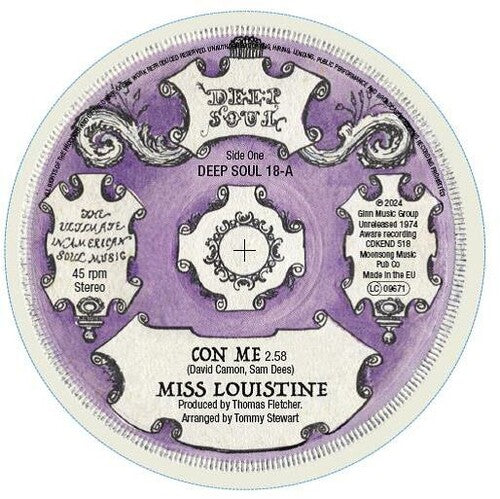 Miss Louistine / Dees,sam - Con Me / Con Me - Vinyl Record