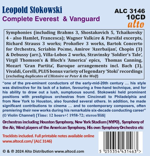Leopold Stokowski - Leopold Stokowski: The Complete Everest & Vanguard Recordings