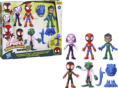 Saf Dino Heroes And Lizard Set - Saf Dino Heroes And Lizard Set - Collectibles