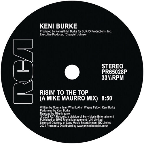 Burke,keni - Risin' To The Top (mike Maurro Mix) - Vinyl Record