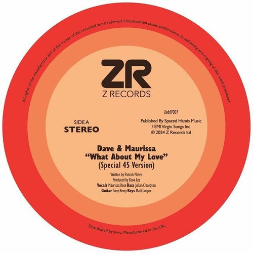 Dave & Maurissa - What About My Love - Vinyl Record