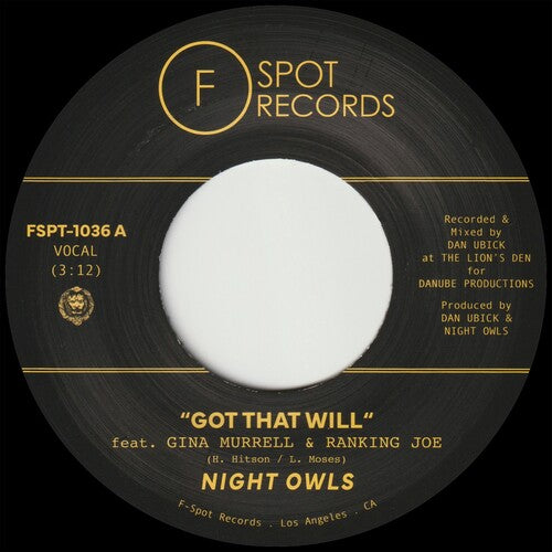 Night Owls - Got That Will B/w Got That Dub - Vinyl Record