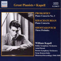 Kapell - Piano Concerto No. 3 In C Major*op - Music CD
