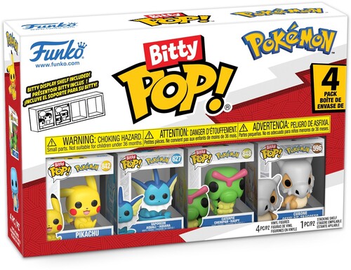 Bitty Pop Pokemon - Bitty Pop Pokemon Pikachu 4pack - Collectibles