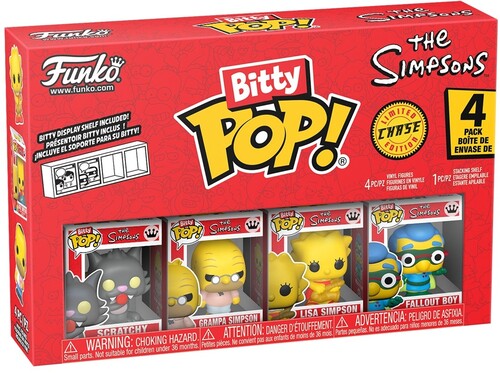 Bitty Pop Simpsons - Bitty Pop Simpsons Scratchy 4 Pack - Collectibles