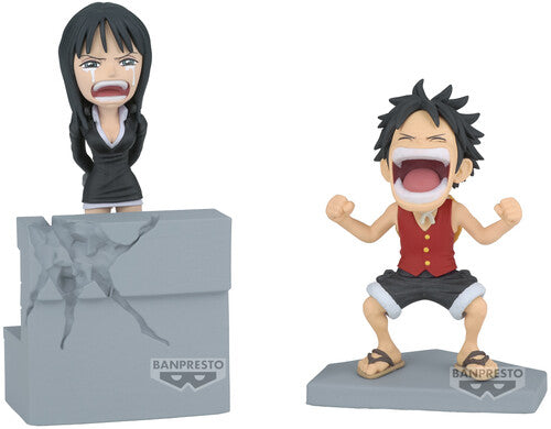 Banpresto - World Collectable Figure Log Stories - One Piece - Monkey D. Luffy & Nico Robin - Collectibles