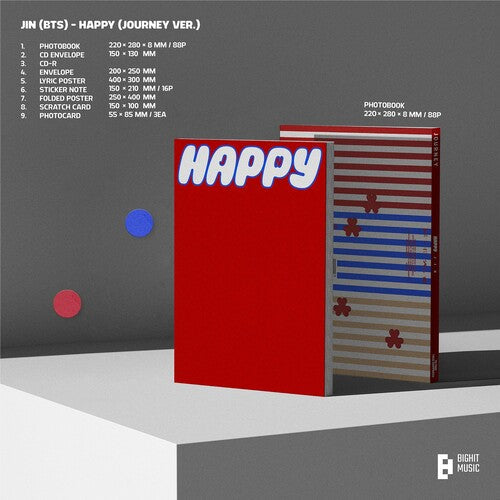 Jin ( BTS ) - Happy (Ver. 1 Journey)