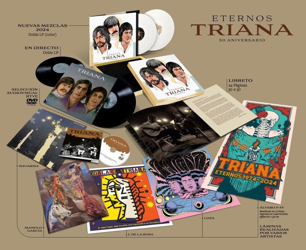 Eternos Triana - 4LP+DVD Box Set W/ 4 Prints & Poster [LP] Vinyl Record