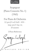 Lloyd,george - Piano Concerto No. 1 Scapegoat 2 Piano Reduction - Special Products