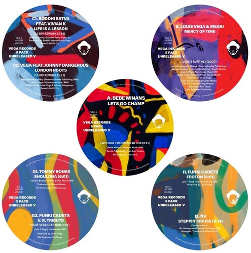 Vega Records 5 Pack: - Vega Records 5 Pack: Unreleased V / Various - Vinyl Record