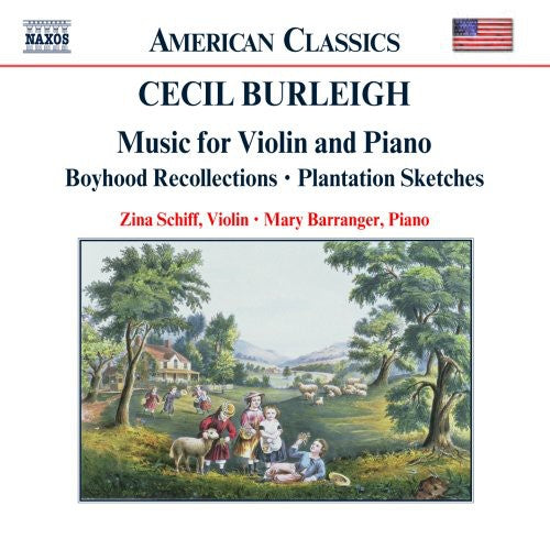 Burleigh / Schiff / Barranger / Carmel - Music For Violin & Piano - Music CD