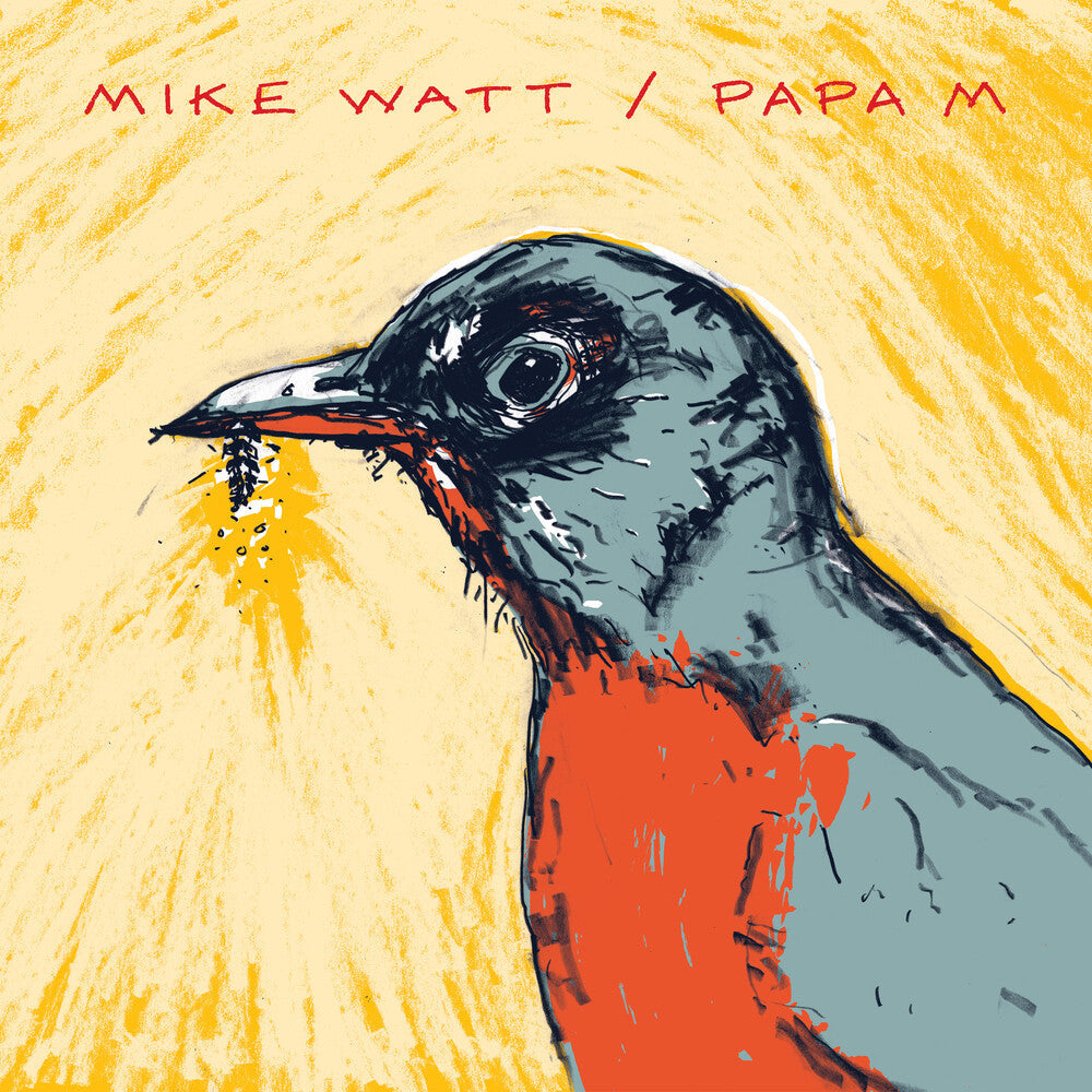 Mike Watt // Papa M - Red Opaque [Colored Vinyl] [Limited Edition] Vinyl Record