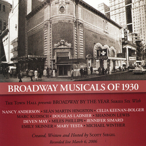 Broadway Musicals Of 1930 / O.b.c. - Broadway Musicals Of 1930 / O.b.c. - Music CD