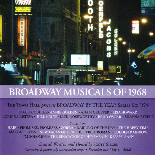 Broadway Musicals Of 1968 / O.b.c. - Broadway Musicals Of 1968 / O.b.c. - Music CD