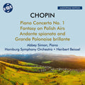 Chopin / Simon / Hamburg Symphony - Piano Concerto No. 1 In E Minor Op. 11 Fantasy On - Music CD