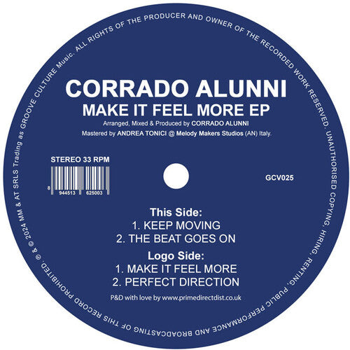 Corrado Alunni - Make It Feel More - Vinyl Record