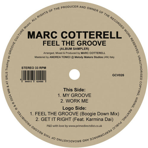 Cotterell,marc - Feel The Groove - Vinyl Record