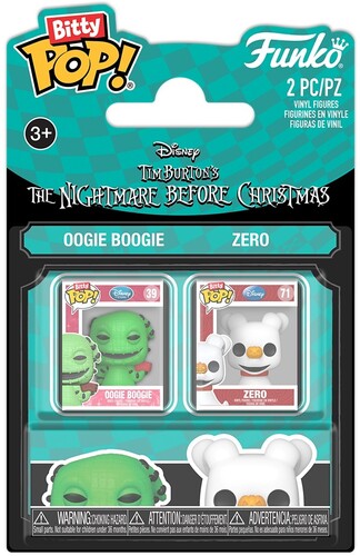 Bitty Pop The Nightmre Before Christmas - Bitty Pop Nbx 2 Pack Oogie & Zero - Collectibles