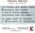 Manzoni / Rado / Ensemble Vocale Continuum - Parole Da Beckett - Music CD