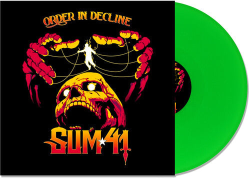 Sum 41 - Order In Decline - Neon Green - Vinyl Record