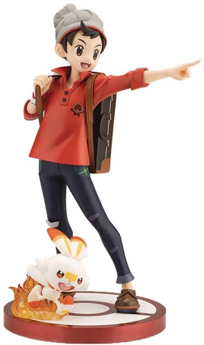 Pokemon - Victor With Scorbunny Artfx J Statue - Pokemon - Victor With Scorbunny Artfx J Statue - Collectibles