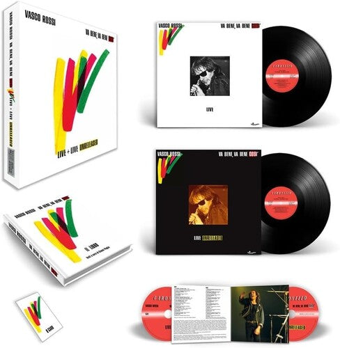 Rossi,vasco - Va Bene Va Bene Cosi Live + Live Unreleased: 40th - Vinyl Record
