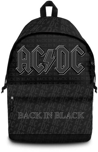 Rocksax Ac/dc Back In Black Daypack/laptop Bag Blk - Rocksax Ac/dc Back In Black Daypack/laptop Bag Blk - Special Products