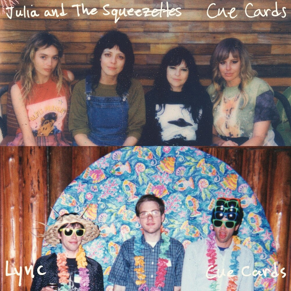 Julia & The Squeezettes & Lync - Cue Cards (Blue) [7" Vinyl]