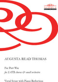 Thomas,augusta Read - Far Past War For Satb Chorus & Small Orchestra - Special Products