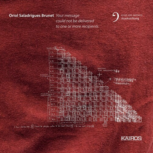 Oriol Saladrigues Brunet: Your Message Could / Var - Oriol Saladrigues Brunet: Your Message Could / Var - Music CD