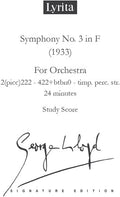 Lloyd,george - Symphony No. 3 - Study Score - Special Products