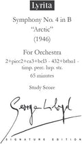 Lloyd,george - Symphony No. 4 - Study Score - Special Products