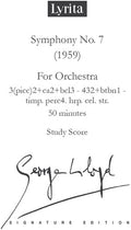 Lloyd,george - Symphony No. 7 - Study Score - Special Products