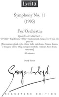 Lloyd,george - Symphony No. 11 - Study Score - Special Products