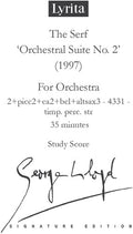 Lloyd,george - Serf, Suite No. 2 - Study Score - Special Products