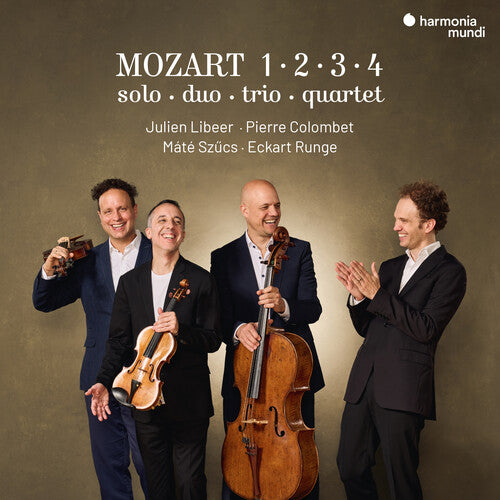 Libeer,julien / Colombet,pierre / Runge,eckart - Mozart 1 2 3 4 - Solo Duo Trio Quartet - Music CD