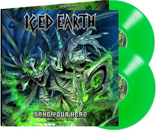 Iced Earth - Bang Your Head - Green - Vinyl Record