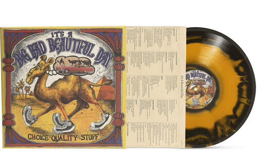 It's A Beautiful Day - Choice Quality Stuff - Orange & Black Sunburst - Vinyl Record
