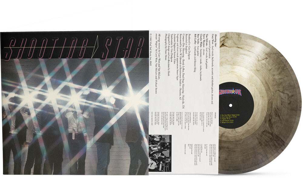 Shooting Star - Natural Clear & Black Marble (Blk) [LP] Vinyl Record