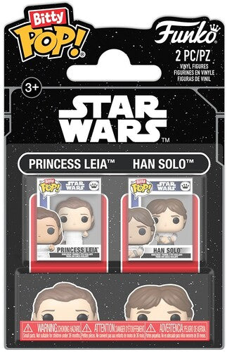 Bitty Pop Star Wars - Bitty Pop Sw Empire Strikes Back 2pk Leia And Han - Collectibles