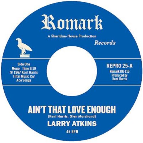 Atkins,larry - Ain't That Love Enough / Lighten Up - Vinyl Record